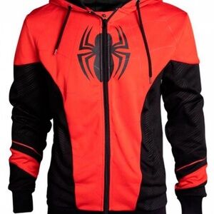 Difuzed Marvel Spider-Man Red & Black Hoodie | Size 2XL